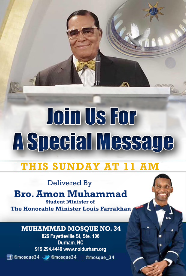 Join us for a special message this Sunday at 11 AM